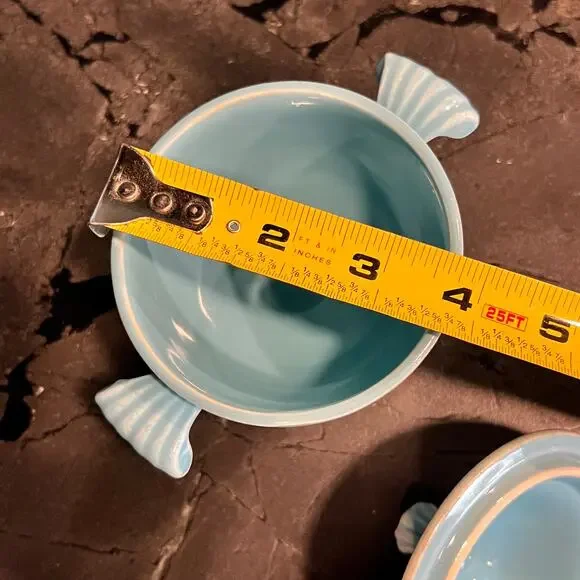 Vintage Fiesta Turquoise Blue Sugar Bowl with Lid Homer Laughlin - Picture 5 of 7